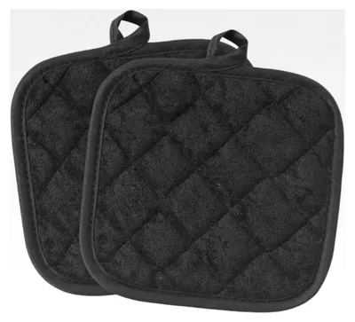 Produktbild von Topflappen 2er Set, Baumwolle, hitzebeständige Küchenhelfer zum Kochen und Backen
