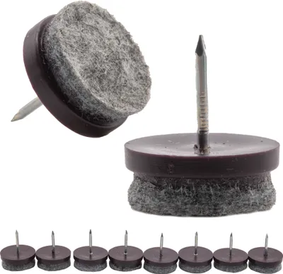 Produktbild von Antikratzfilz mit Nagel 24mm, 8-tlg