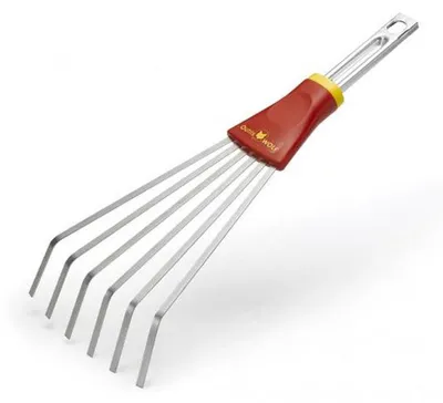 Image de Petit balai à gazon OUTILS WOLF LDM à dents plates (Manche interchangeable) - Multistar