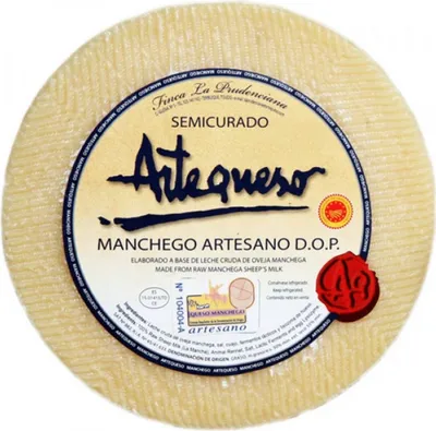 Produktbild von Halbgereifter Schafskäse 'DO Manchego' ca. 3,2 kg - Artequeso