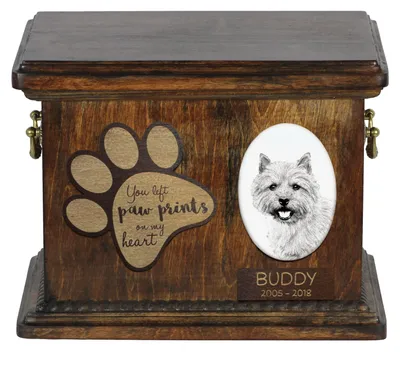 Obrázok produktu pre Norwichský teriér - urna na popol psa, personalizovaná urna s fotografiou, urna s fotografiou psa značky Art-Dog