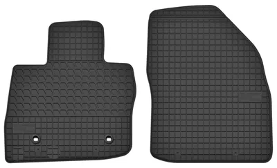Productafbeelding van Rubberen voormatten voor Honda Civic IX 5D 2011-2016 (hatchback/stationwagen) – 2-delig, zwart, op maat – Wielganizator SolidTread