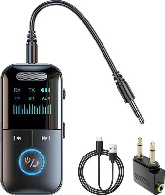 Productafbeelding van Bluetooth Transmitter - Bluetooth Receiver - Adapter - Koptelefoon