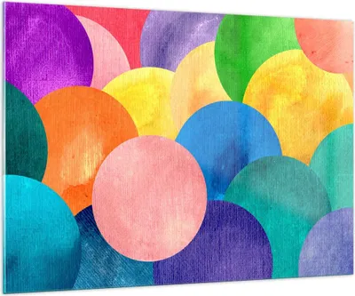 Produktbild von Bilder auf glas - Abstraktion modern - 100x70cm - Glasbilder - Wandbilder - Kunstdruck - zum Aufhängen bereit - Wanddekoration aus Glas - Glas Bilder - Wandbild auf Glas - Einteilig - GAA100x70-3794