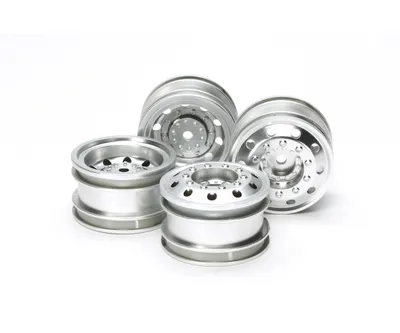 Zdjęcie produktu dla Tamiya 1:10 Rims Race Truck (2+2) srebrny