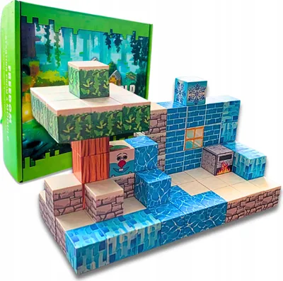 Image de Jeu de cubes magnétiques éducatif avec cubes magnétiques 75 STK + HOMME