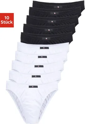 Produktbild von H.I.S. Slip 10 er-Pack weiß, schwarz Größe 6 (L)