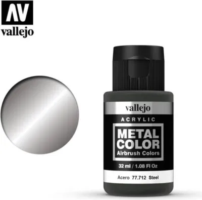 Produktbild von Vallejo 77.712, Metallisch, Farbe auf Wasserbasis, Flüssigkeit, 32 ml, 1 Stück(e)