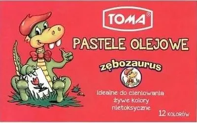 Obrázek produktu pro Pastele olejowe Zębozaurus 12 kolorów