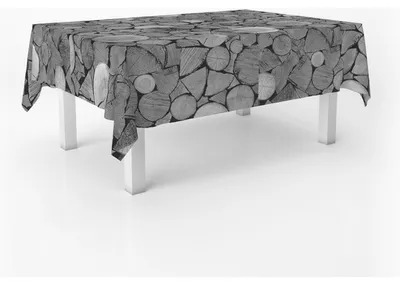 Rechteckige Tischdecke 140x140 cm, grau, wasserdicht, pflegeleicht
