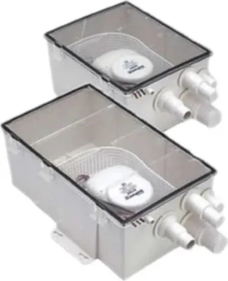 Image de Coffret de douche Attwood Blanc 12V / 500 GPH Blanc 12V / 500 GPH
