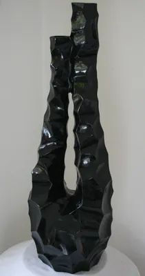 Produktbild von BODENVASE "Torre-DUPLO" - ca.80 CM groß - Schwarz