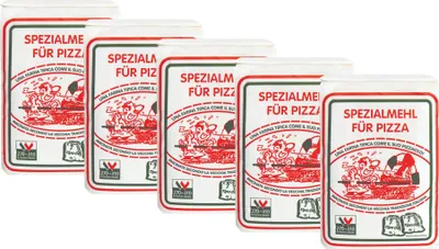 Produktbild von Frießinger Mehl Spezialmehl für Pizza Typ00 1kg (5er Pack)