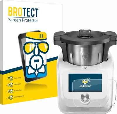 Produktbild von BROTECT Schutzglas für SilverCrest Monsieur Cuisine Connect Schutzfolie Panzer Folie Glas Display Schutz klar