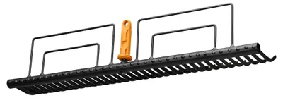 Image de Râteau à gazon - OneClick 57 cm - ramassage feuilles et déchets de jardin