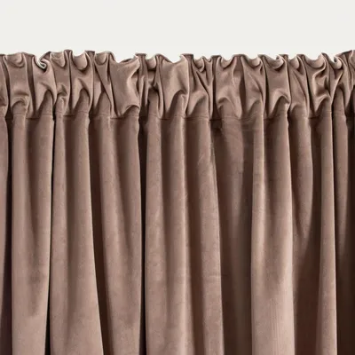 Produktbild von HOMLA B2 SAMT VERDUNKELUNGSVORHANG CAPPUCINO ESSENTIALS 140X250 cm, 2er-Set