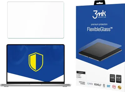 Produktbild von 3mk Display Hybridglas FlexibleGlass für Apple MacBook Pro 14" M1/M2  0,3mm 7H
