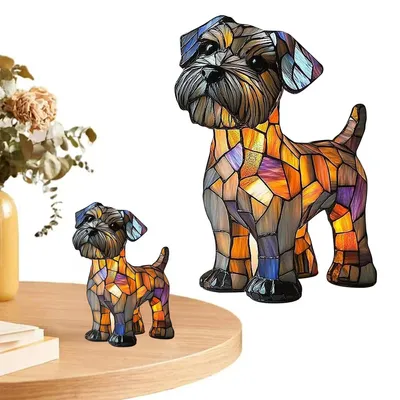 Produktbild von Hunde-Nachtlicht, LED Hundelampe USB, Nachtlampe im Schnauzer-Design, für Schlafzimmerbeleuchtung, perfekt für Hundefans und Schnauzer-Liebhaber