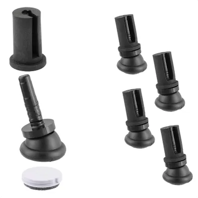 Produktbild von WAGNER QuickClick® 2in1 Gleiter SILENCER DUO 12 tlg - zum Einstecken in Rundrohr, Innen Ø 14 mm/Außen Ø 18 mm, DE Ware - 15782200