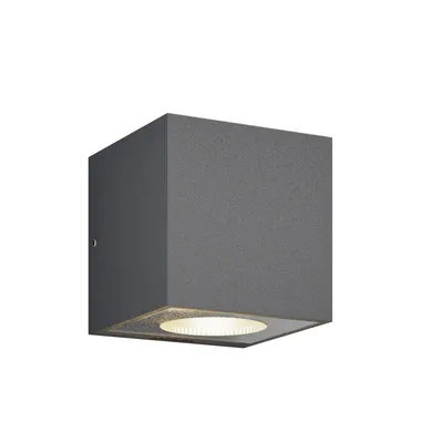 Produktbild von Arcchio LED-Außenwandlampe Tassnim, 1-flg., anthrazit, IP65