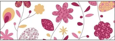 Produktbild von Transparentpapier 115g/qm A4 VE=25 Blatt Landhausblumen pink/orange