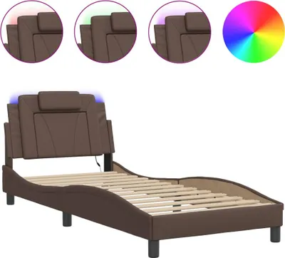 Immagine prodotto di Giroletto con LED marrone 80x200 cm in ecopelle