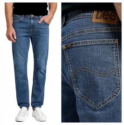 Zdjęcie produktu dla Lee | Spodnie jeans damskie, model Daren, z zamkiem, regularny krój, kolor niebieski, rozmiar W31 L32