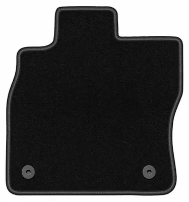 Produktbild von Fahrermatte Velours für Volkswagen Caddy IV 2020- (Kombivan) – 1-tlg, Schwarz, passgenau – Wielganizator BASIC