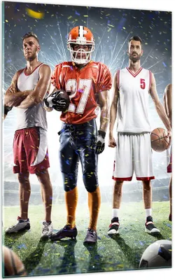 Produktbild von Bilder auf glas - Einteilig - Sport Sportler - 70x100cm - Glasbilder - Wandbilder - Bilder - zum Aufhängen bereit - Wanddekoration aus Glas - Glas Bilder - Wandbild auf Glas - GPA70x100-3873