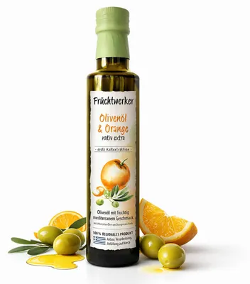 Produktbild von Fruchtwerker Olivenöl + Orange 250ml