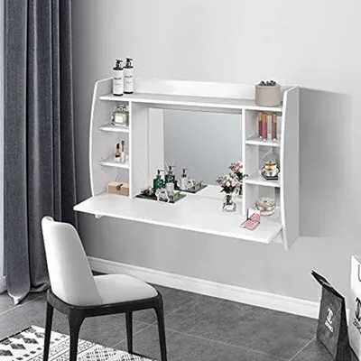Produktbild von Make-up-Tisch mit Spiegel und Beleuchtung