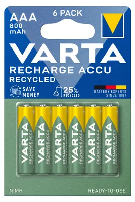 Produktbild von Varta 56663 101 402, Akku, Gold, Grün, Nickel-Metallhydrid (NiMH), 550 mAh, 1,2 V, AAA