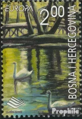 Produktbild von Briefmarken Bosnien-Herzegowina 2001 Mi 234 (kompl.Ausg.) postfrisch Wasser