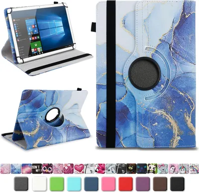 Produktbild von Tablet Tasche für MBM TP20M Hülle Schutzhülle Schutz 10.1 Zoll Cover 360 DrehbarFarben:Rot