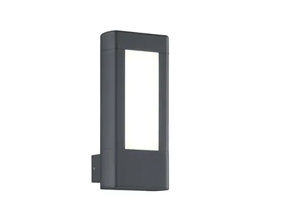 Image de Applique d'extérieur LED RHINE anthracite et blanc 4,5 W, blanc chaud 450 lm, aluminium, dim. : 25 x 11 x 10,5 cm, IP54, Trio