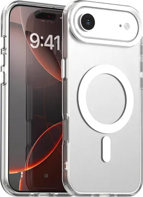 Produktbild von Handyhülle für iPhone Air, Hülle Kompatibel mit MagSafe, Schlank Durchscheinend Matt Stoßfest Schutzhülle Weiß