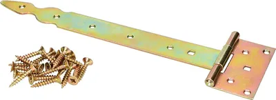 Immagine prodotto di KOTARBAU® Cerniera a T decorativa 300 mm zincata giallo