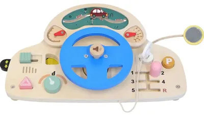 Image de SpielMaus : Souris en bois, jouet en bois, activité, volant en bois