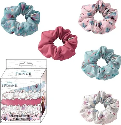 Produktbild von CERDÀ - Zestaw 5 gumek do włosów Disney Frozen 2 akcesoria premium