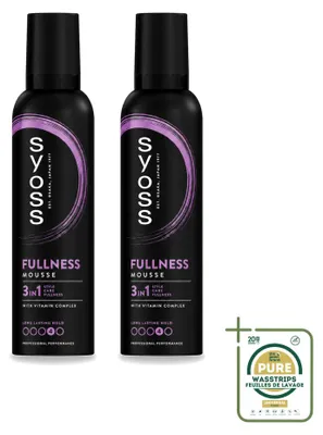 Productafbeelding van 2 x Syoss Volume Haarmousse - 250 ml - Voordeelverpakking - 2 stuks