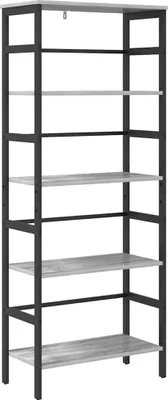 Zdjęcie produktu dla vidaXL Regał szary Sonoma 60 x 29,5 x 149 cm Materiał drewnopochodny