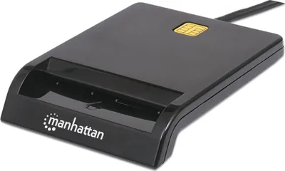 Produktbild von MANHATTAN Smartcard-Lesegerät Chipkartenleser USB extern