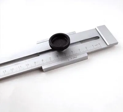 Obrázek produktu pro Přesný měřič drátu, nerezová ocel, 200 mm, zpracování dřeva