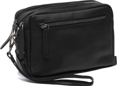 Immagine prodotto di The Chesterfield Brand Pelle borsa da toilette borsa a tracolla Samui Wash Bag Black nero