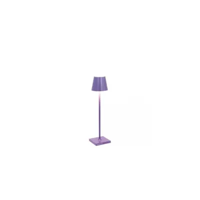 Zdjęcie produktu dla Poldina Pro Micro Lilac to lampa stołowa LED z możliwością ładowania i ściemniania, z czasem pracy baterii do 12 godzin