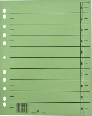 Produktbild von Soennecken Trennblatt oeco 1454 A4 230g Karton gn 100St.