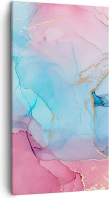 Produktbild von Bild auf Leinwand - Leinwandbild - Einteilig - Marmor Rosa Türkis - 45x80cm - Wand Bild - Wanddeko - Wandbilder - Leinwanddruck - Bilder - Wanddekoration - Leinwand bilder - Wandbild - PA45x80-4600