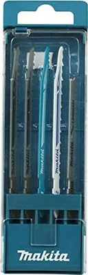 Immagine prodotto di Makita B-48527 Lame per seghetto alternativo 60 - 77 mm Legno/Plastica/Acciaio dolce/Parquet/Laminato 5 pz.