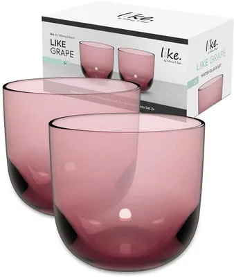 Zdjęcie produktu dla Solidchoice - Szklanka do wody, 280 ml - Zestaw 2 sztuk