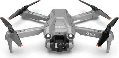 Zdjęcie produktu dla Kf610 Rc Drone 4k HD 1080P Esc Kamera Optyczna lokalizacja przepływu 2.4g Czwórka Wifi Toy Gray 1 Bateria